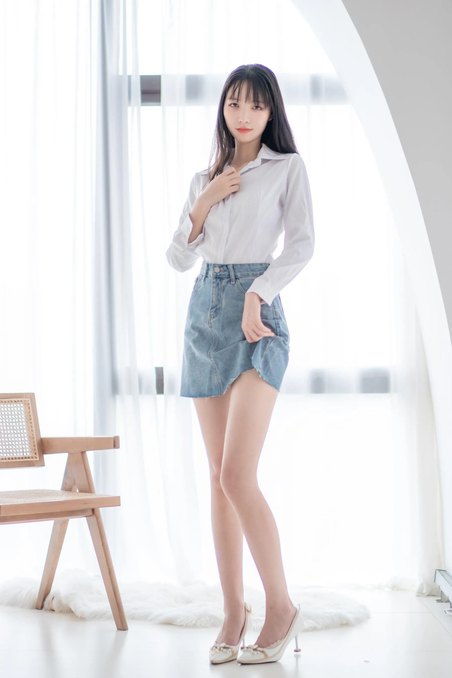 西瓜少女 NO.023 衬衫牛仔裙 [62P]插图1